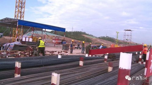 防東鐵路東興國際站配套土石方工程全面提速，項目建設進入快車道